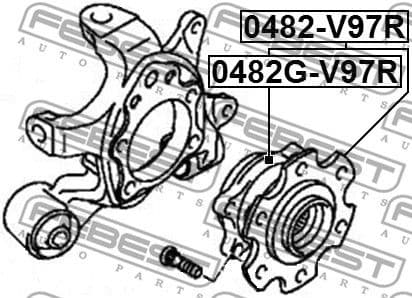 Wheel Hub 0482G-V97R - image 2