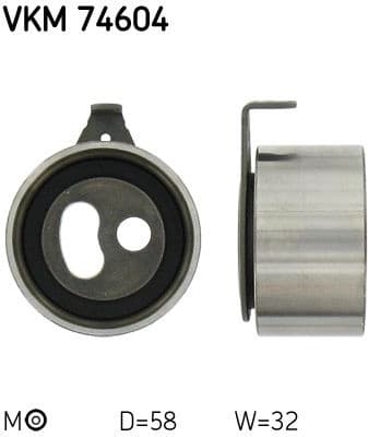 Tensioner Pulley, timing belt VKM 74604 - image 2