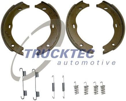 Brake Shoe Set, parking brake 02.35.243