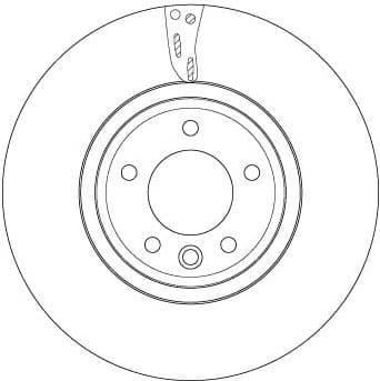 Brake Disc TRW SINGLE DF6954S