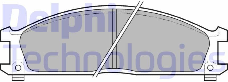 Brake Pad Set, disc brake LP543