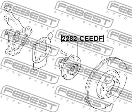Wheel Hub 2282-CEEDF - image 2