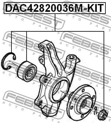 Wheel Bearing Kit DAC42820036M-KIT - image 2