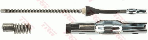 Cable Pull, parking brake GCH666 - image 2