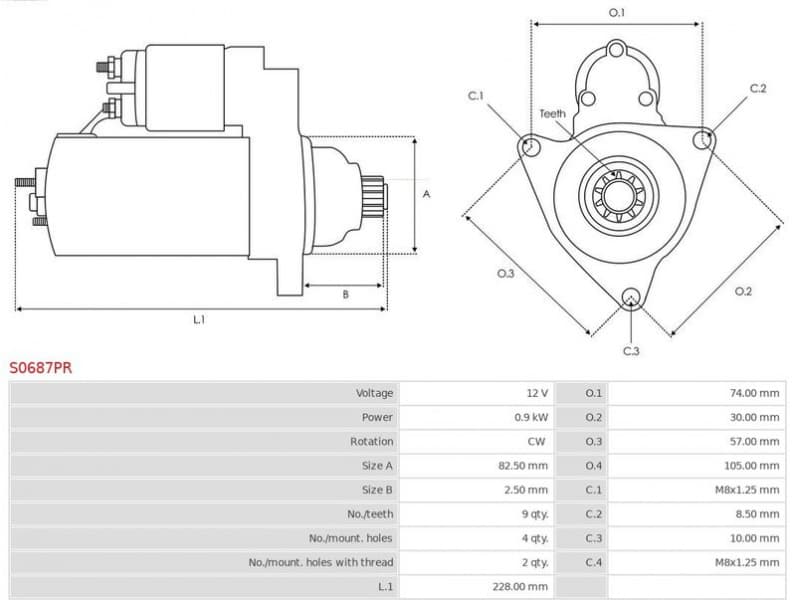 Starter Remanufactured AS S0687PR - image 5