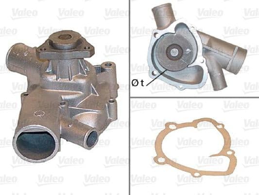 Water Pump, engine cooling 506186