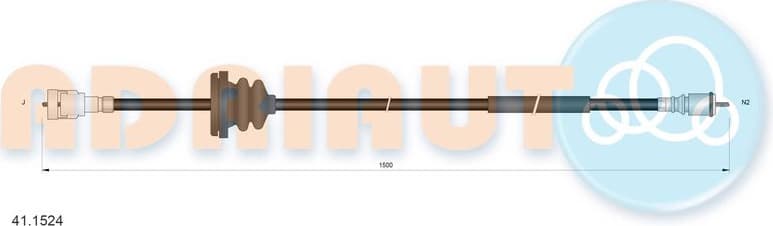 Speedometer Cable 41.1524