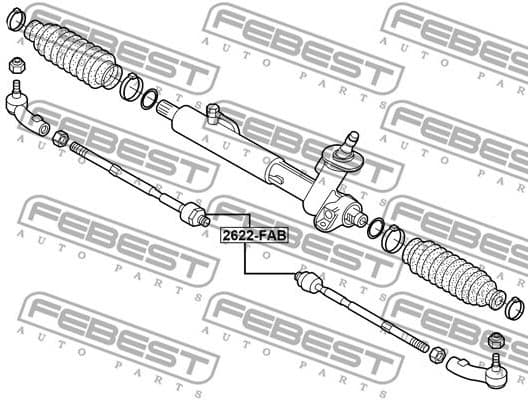 Inner Tie Rod 2622-FAB - image 2