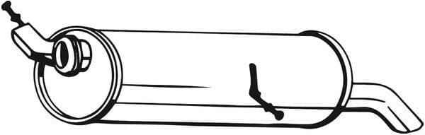 Rear Muffler 135-709