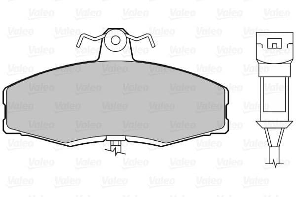 Brake Pad Set, disc brake 598217 - image 2