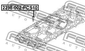 Fastening Bolt, control arm 2398-002-PCS10 - image 2