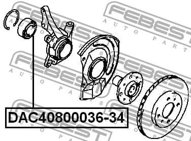Wheel Bearing DAC40800036-34 - image 2