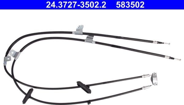 Cable Pull, parking brake 24.3727-3502.2 - image 2
