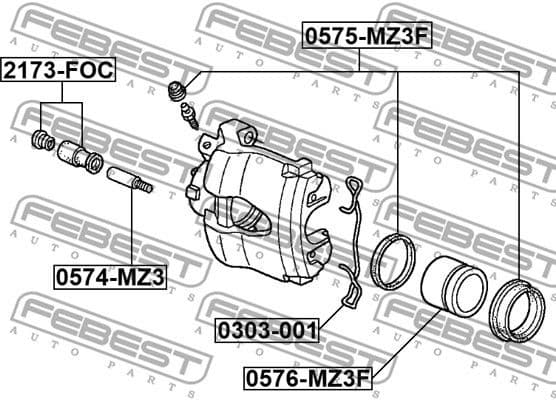 Spring, disc brake pad 0303-001 - image 2