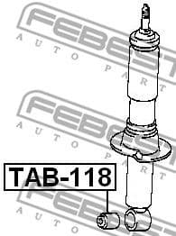 Spacer Tube, shock absorber TAB-118 - image 2