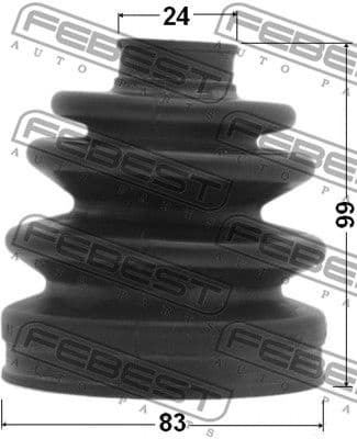 Bellow Kit, drive shaft 1217-EFAT - image 2