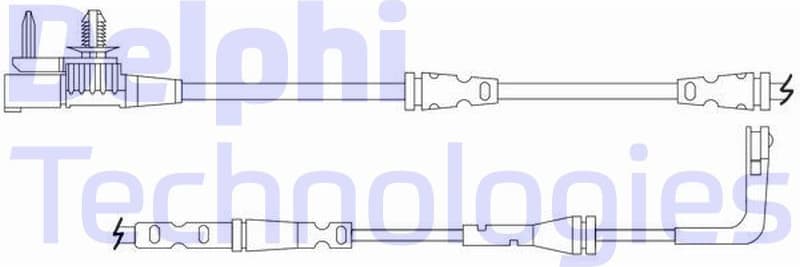 Warning Contact, brake pad wear LZ0325