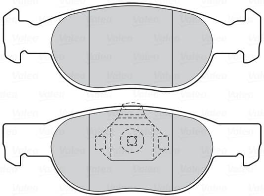 Brake Pad Set, disc brake ESSENTIAL 301605 - image 2