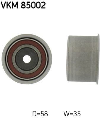 Deflection Pulley/Guide Pulley, timing belt VKM 85002 - image 2