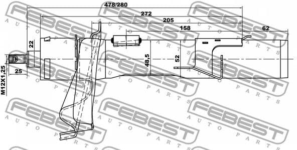 Shock Absorber 21110-006F-KIT - image 2