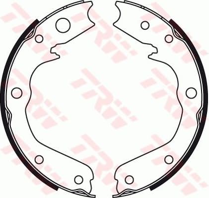 Brake Shoe Set, parking brake GS8497 - image 3