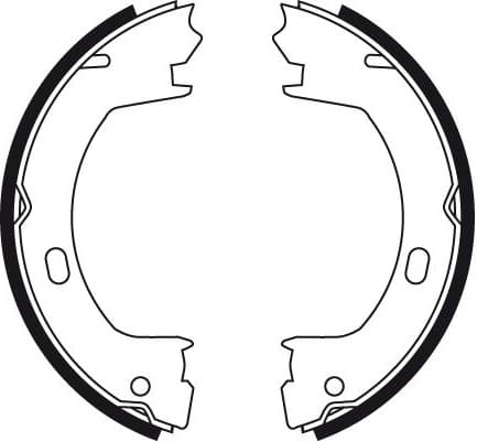 Brake Shoe Set, parking brake GS8728 - image 4