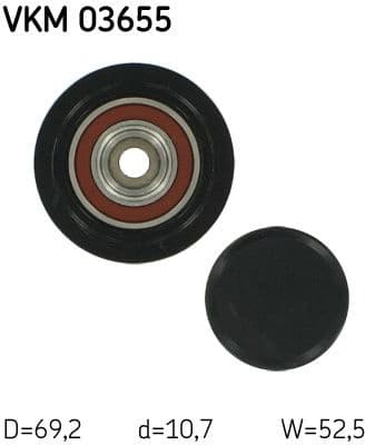 Alternator Freewheel Clutch VKM 03655 - image 3