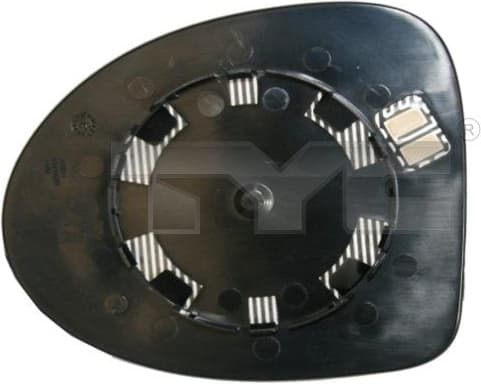 Mirror Glass, exterior mirror 328-0131-1