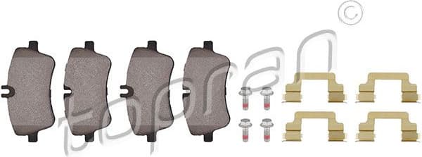 Brake Pad Set, disc brake 401 430