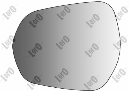 Mirror Glass, exterior mirror LORO 1236G01
