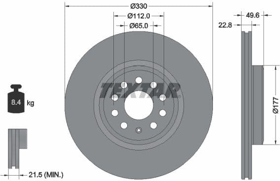 Brake Disc PRO 92327103