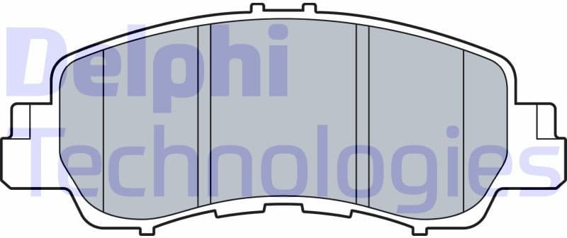 Brake Pad Set, disc brake LP3571