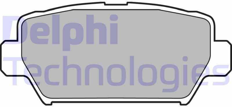 Brake Pad Set, disc brake LP3433