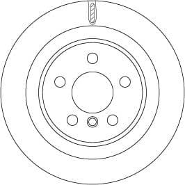 Brake discs kit rear, (2pcs), Top Quality DF6755 - image 2