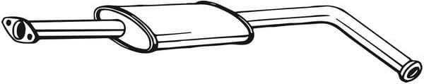Centre Muffler 200-441