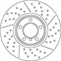 Brake Disc TRW SINGLE DF6604S - image 2