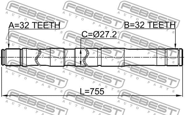 Drive Shaft 2012-SEBRH - image 2
