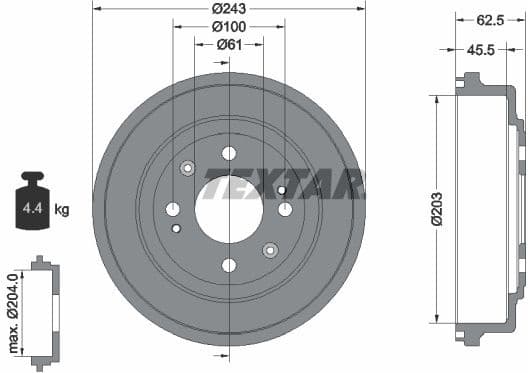 Brake Drum 94017600