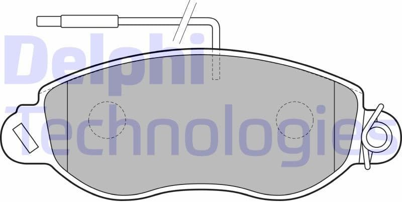 Brake Pad Set, disc brake LP1848