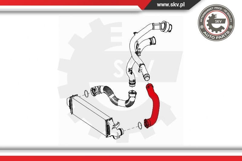 Charge Air Hose 43SKV128 - image 4