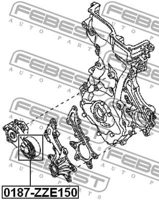 Tensioner Pulley, V-ribbed belt 0187-ZZE150 - image 2