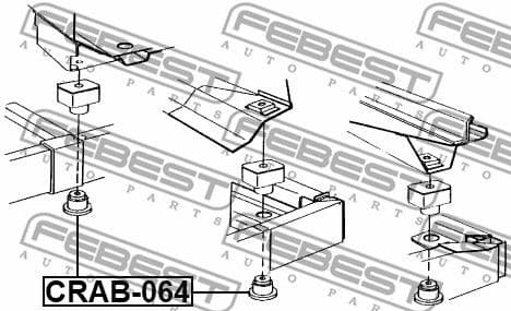 Bushing, axle beam CRAB-064 - image 2