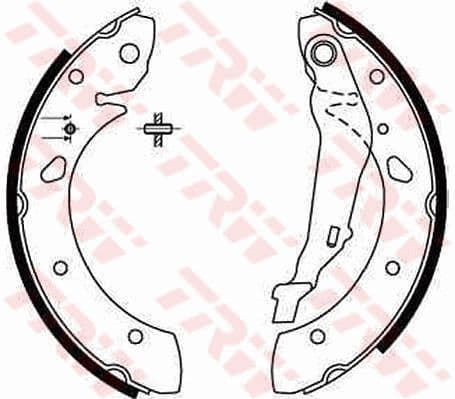 Brake Shoe Set GS8632 - image 2