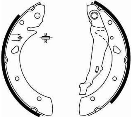 Brake Shoe Set GS8632 - image 3