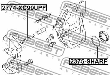 Repair Kit, brake caliper 2375-SHARF - image 2