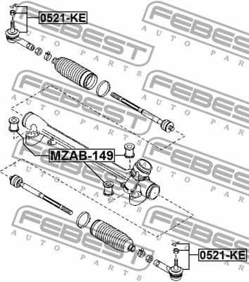 Tie Rod End 0521-KE - image 2