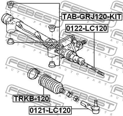 Inner Tie Rod 0122-LC120 - image 2