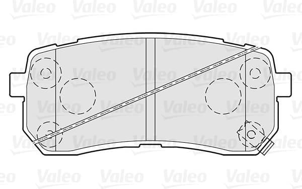 Brake Pad Set, disc brake ESSENTIAL 301308 - image 2