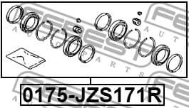 Repair Kit, brake caliper 0175-JZS171R - image 2