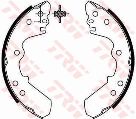 Brake Shoe Set GS8551 - image 2